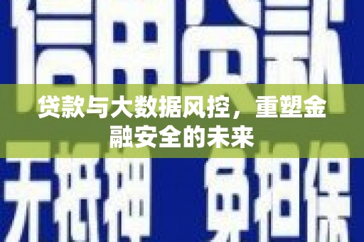 蠡县贷款与大数据风控，重塑金融安全的未来