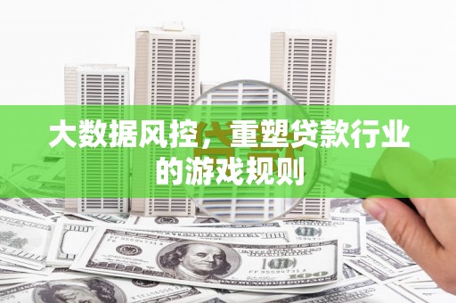 蠡县大数据风控，重塑贷款行业的游戏规则