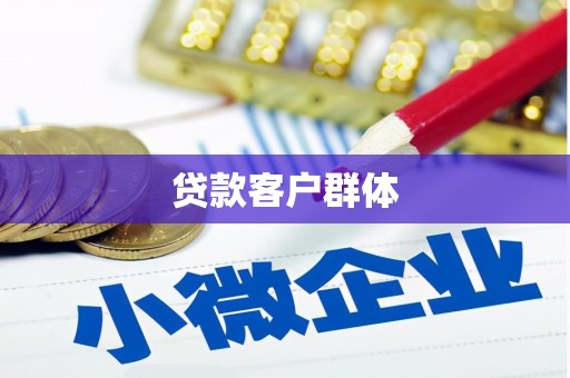 蠡县贷款客户群体