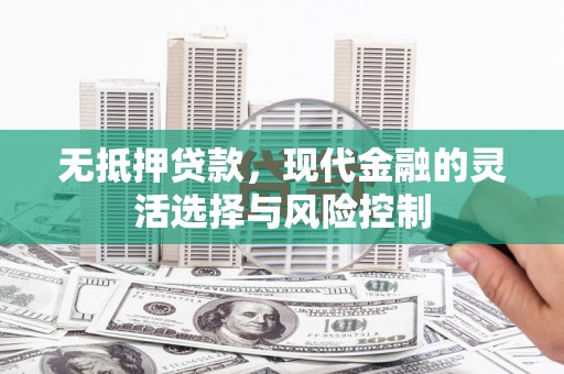 蠡县无抵押贷款，现代金融的灵活选择与风险控制