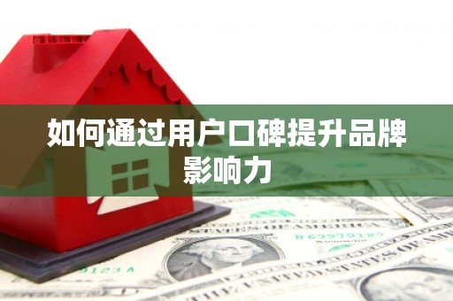 蠡县如何通过用户口碑提升品牌影响力