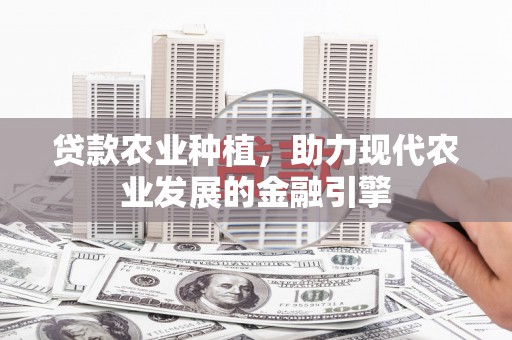 蠡县贷款农业种植，助力现代农业发展的金融引擎