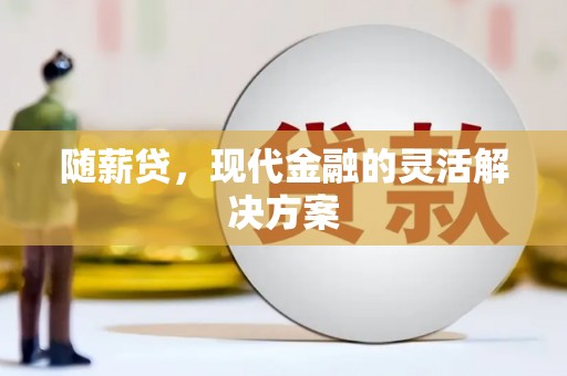 蠡县随薪贷，现代金融的灵活解决方案