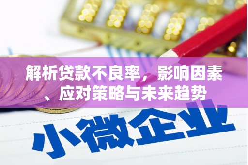 蠡县解析贷款不良率，影响因素、应对策略与未来趋势