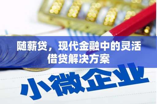 蠡县随薪贷，现代金融中的灵活借贷解决方案