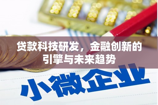 蠡县贷款科技研发，金融创新的引擎与未来趋势