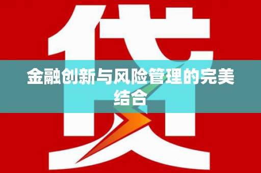 蠡县金融创新与风险管理的完美结合
