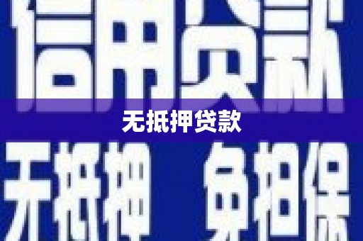 蠡县无抵押贷款