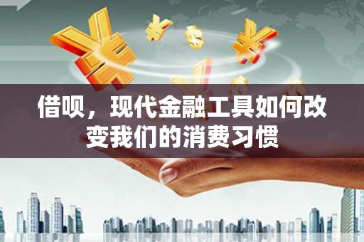 蠡县借呗，现代金融工具如何改变我们的消费习惯