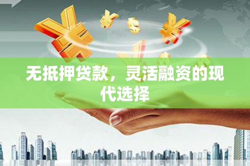 蠡县无抵押贷款，灵活融资的现代选择