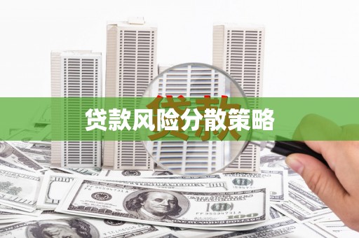 蠡县贷款风险分散策略