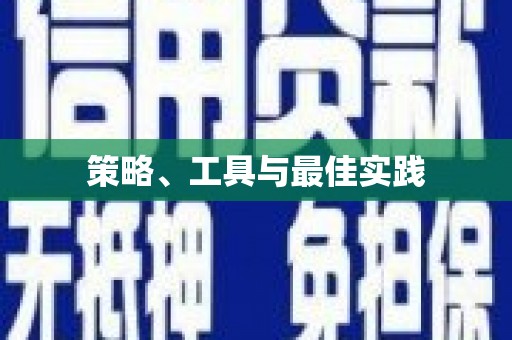 蠡县策略、工具与最佳实践