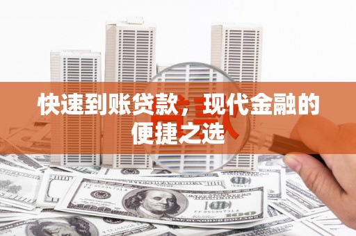 蠡县快速到账贷款，现代金融的便捷之选