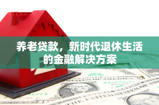 蠡县养老贷款，新时代退休生活的金融解决方案