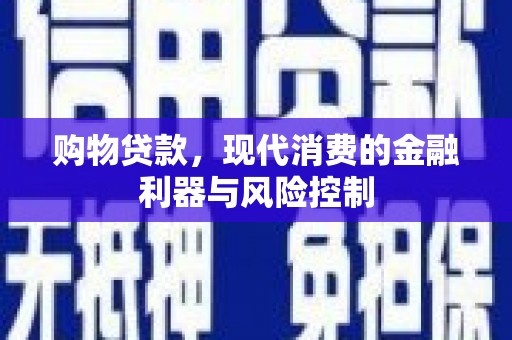蠡县购物贷款，现代消费的金融利器与风险控制