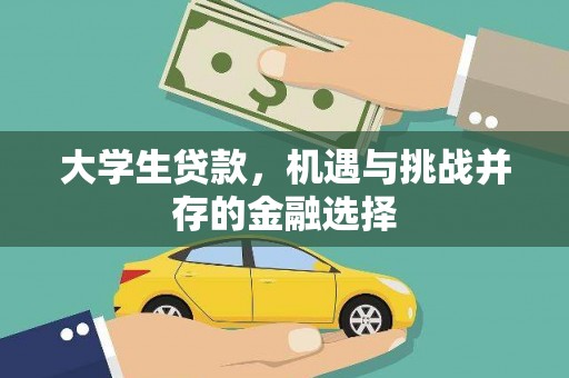 蠡县大学生贷款，机遇与挑战并存的金融选择