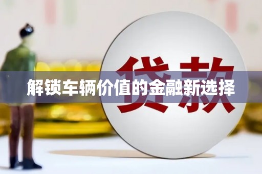 蠡县解锁车辆价值的金融新选择