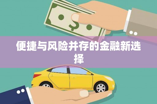 蠡县便捷与风险并存的金融新选择