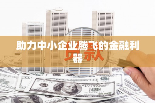 蠡县助力中小企业腾飞的金融利器