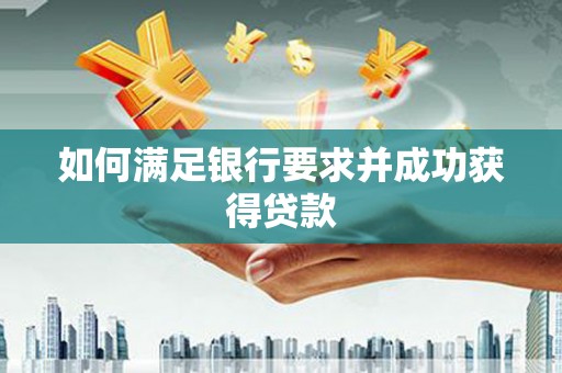 蠡县如何满足银行要求并成功获得贷款