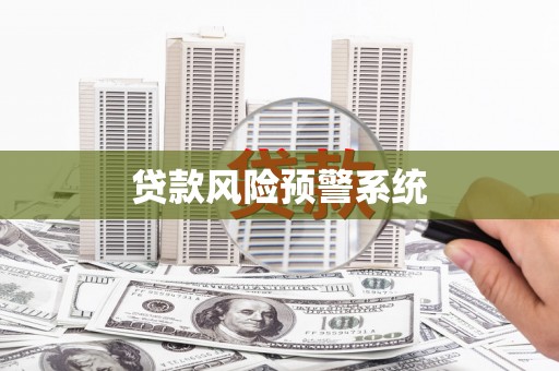 蠡县贷款风险预警系统